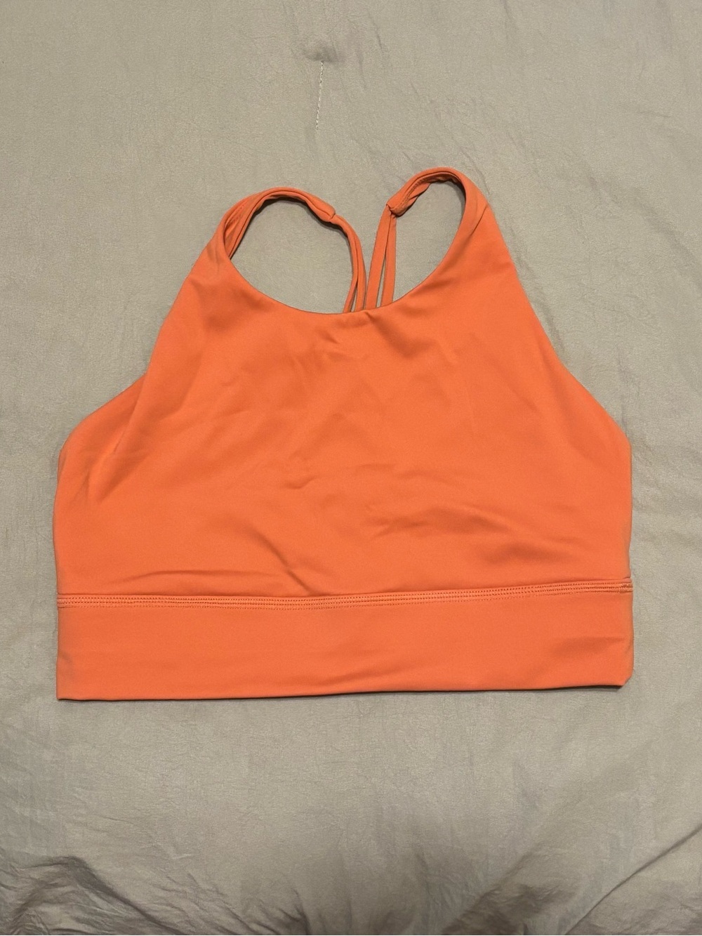 Born Primitive High-Neck Sports Bra in Orange